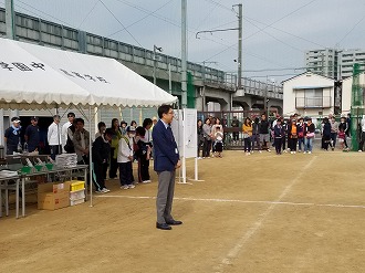 開会式　校長挨拶